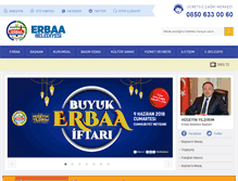 Tablet Screenshot of erbaa.bel.tr